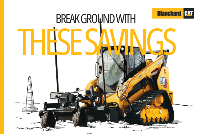 Break ground with these savings on compact track loaders and other select machines