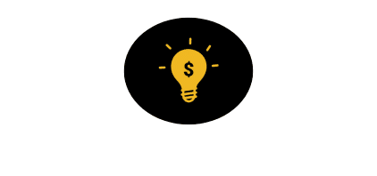 Money lightbulb icon to represent increased operating flexibility offered by the Cat Card Program flexible line of credit